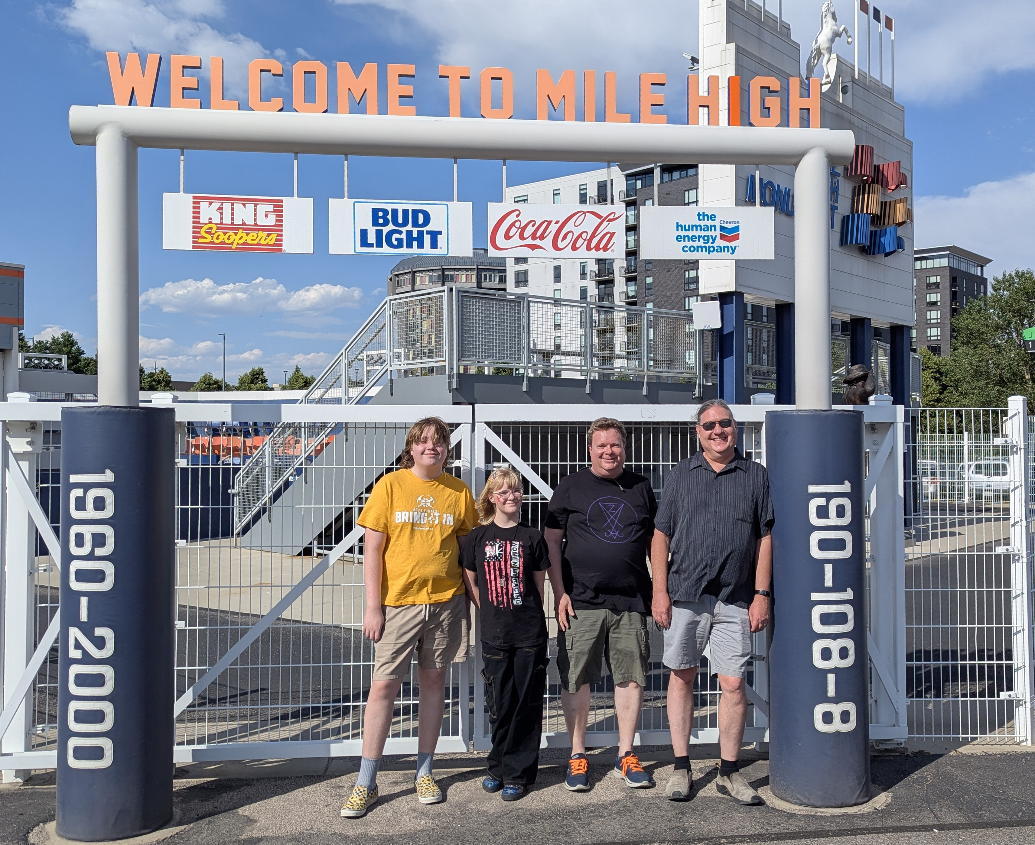 Mile High Field, Empower Field, Denver, Colorado, Michael Sanders, Jarl Anderson, Daniel Anderson, Katrina Anderson